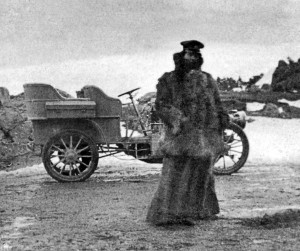 Choferesa en el Alto del León. Fotografía de Ramon Casas. Col. Galeria Cortina