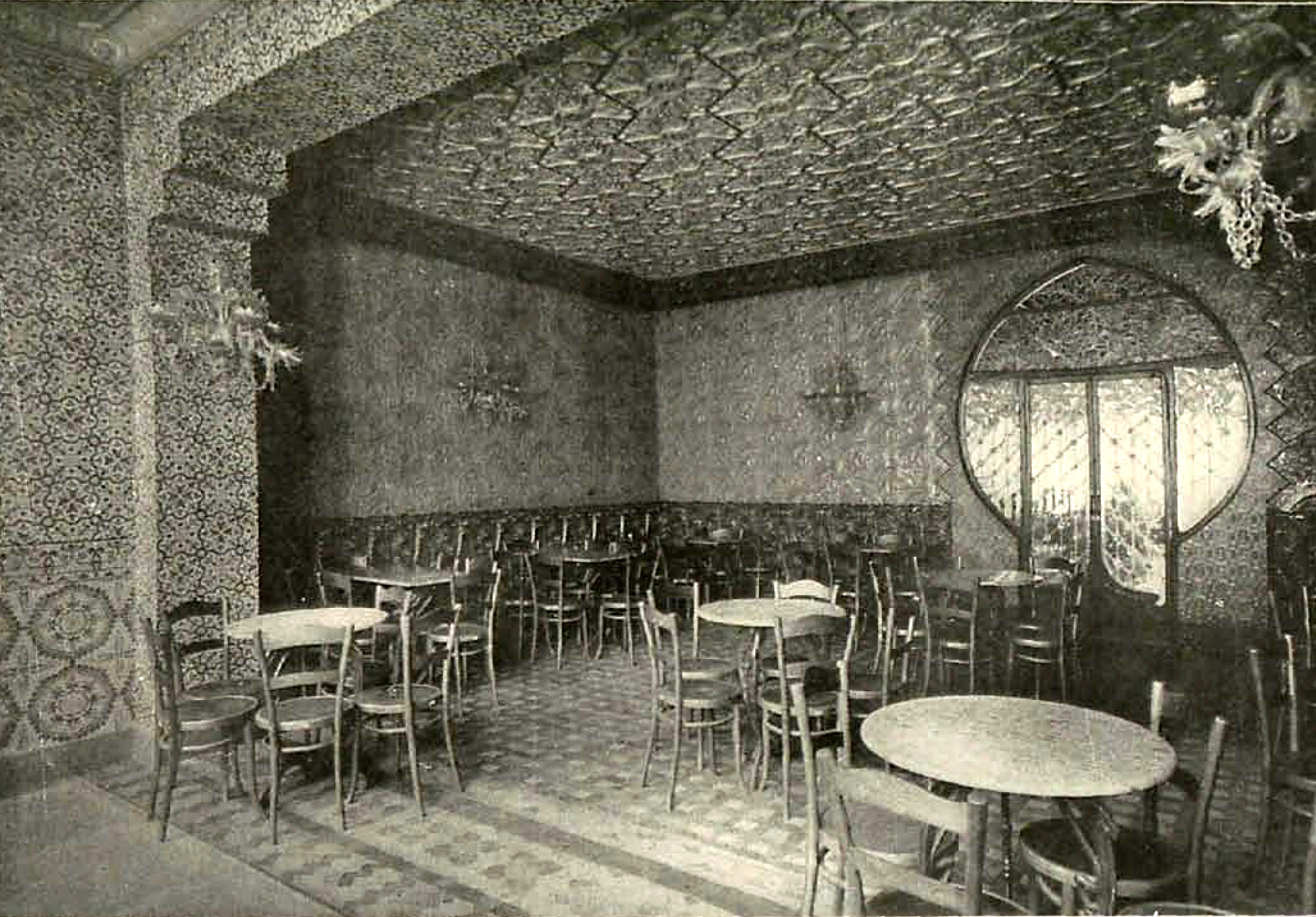 Saló Àrab d'Antoni Gaudí. Cafè Torino, 1902