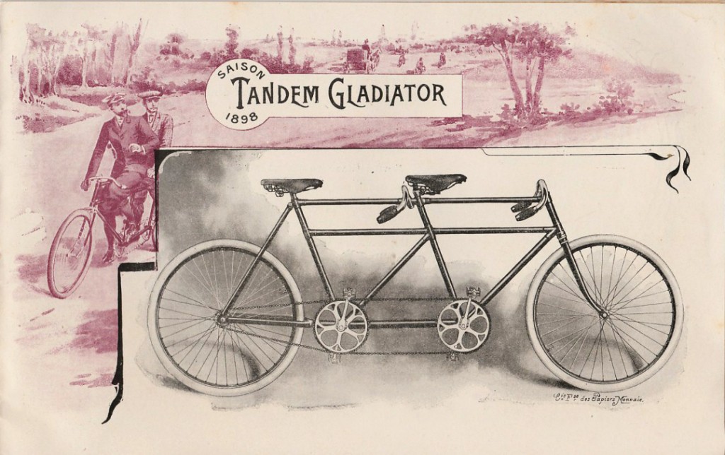 Catalogue des Cycles Gladiator pour l’année 1898
