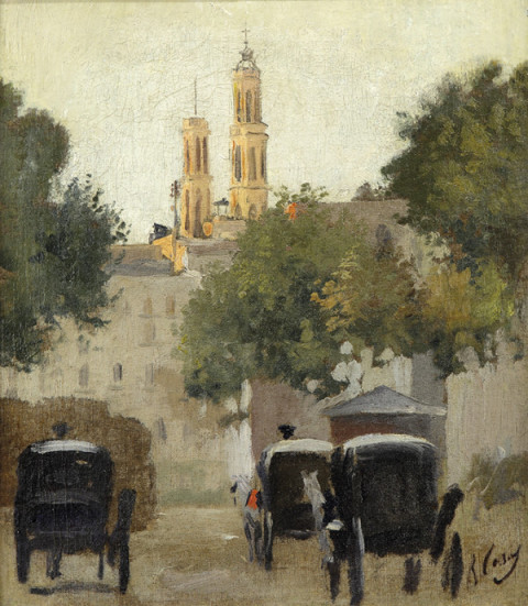 Pla de Palau. Óleo sobre tela, c. 1889.