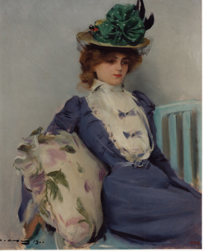 La parisina. Óleo sobre tela, c. 1900.