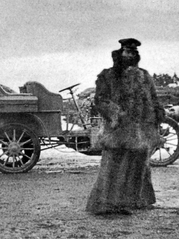 Choferesa en el Alto del León. Fotografía de Ramon Casas