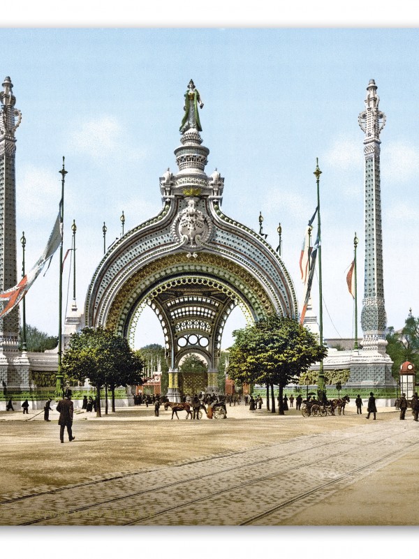 Puerta Binet. La Puerta monumental de entrada a la Exposición Universal de París