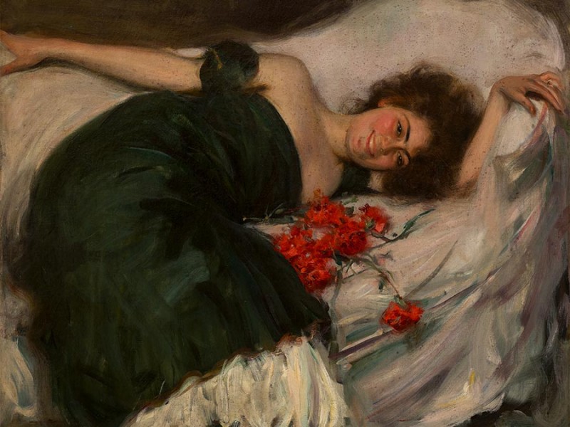 la flora-oleo sobre lienzo-c1906