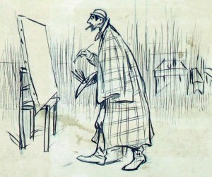 Ramon Casas Llapis i tinta xinesa 1894
