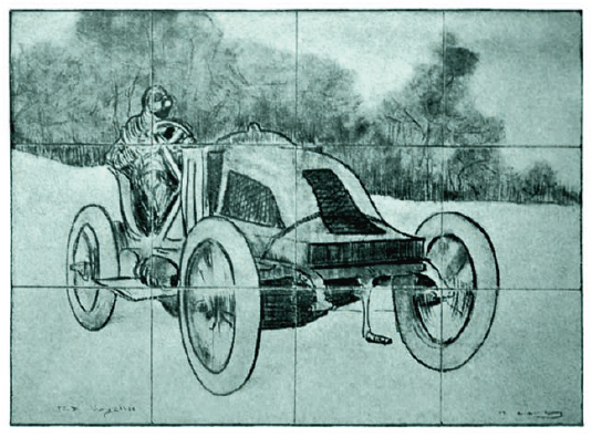 azulejos del dibujo de Lo d'ara 1908