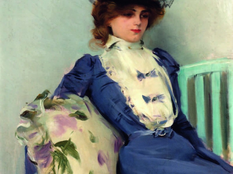 Ramon Casas la parisina oleo sobre tela 1900