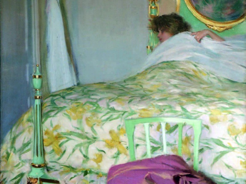 Ramon Casas grasse matinée óleo sobre tela 1900