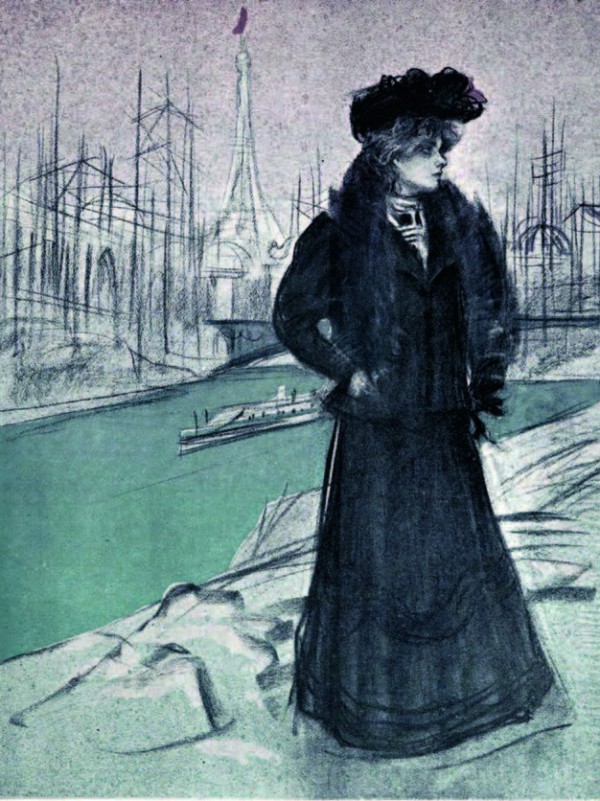 Ramon Casas carbonet i pastel sobre papel 1900 pèl i ploma parís