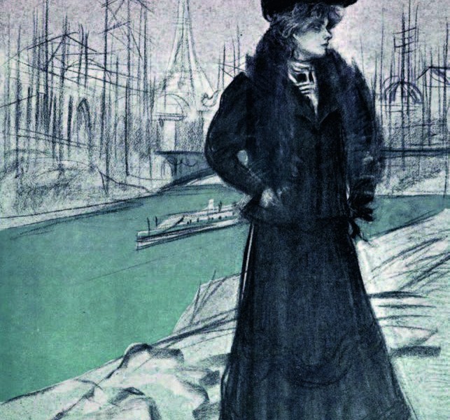 Ramon Casas carbonet i pastel sobre papel 1900 pèl i ploma parís