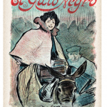 En Montserrat. Portada de El Gato Negro, 22 de enero de 1898