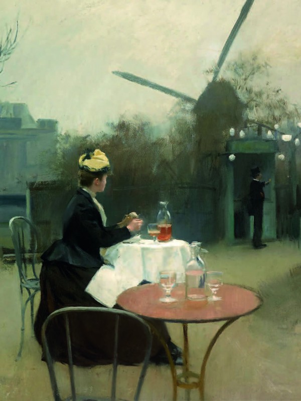 Ramon Casas plein air óleo sobre tela 1890